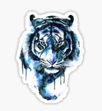Blue Tiger Sticker