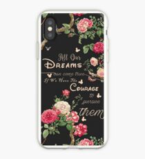 Vinilo o funda para iPhone Todos nuestros sueños pueden hacerse realidad Mickey Cita del día