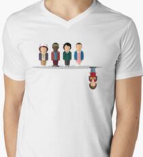 Der umgekehrte T-Shirt mit V-Ausschnitt für Männer