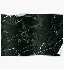 Hunter Green Marble Slab Poster