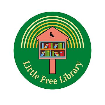 Artwork thumbnail, Little Free Library Rainbow by BJEdesign