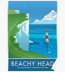 Beach Head Lighthouse Poster