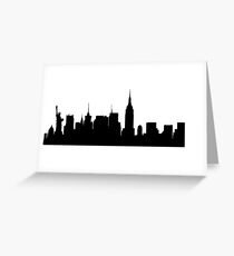 New York skyline Greeting Card