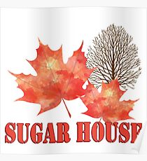 Maple Syrup Sugar House Poster