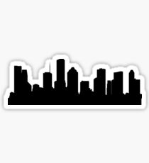 Houston skyline Sticker