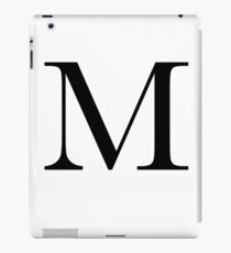 The Letter 'M' iPad Case/Skin