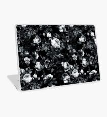 Rosen Schwarz und Weiß Laptop Folie