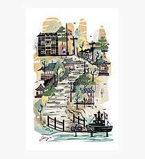 The Girl on Poppy Hill Photographic Print