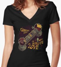 Mystery Science Theater 3000 (MST3K) Women's Fitted V-Neck T-Shirt
