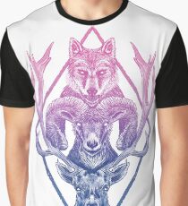 Camiseta gráfica Wolfram Hart (Color)
