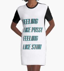 SO STUNNING Graphic T-Shirt Dress