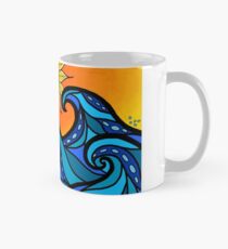 swirling waves Mug