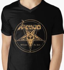 Venom band- Welcome to Hell Men's V-Neck T-Shirt