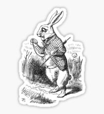 Vintage Alice in Wonderland Engraving Sticker