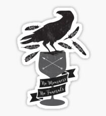 Pegatina Sin dolientes, sin funerales: Six Of Crows