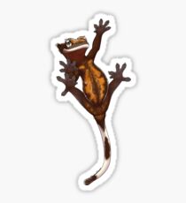 Climbing Crestie - Dark Brown Sticker