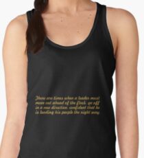 There are times... “Nelson Mandela” Inspirational Quote Women's Tank Top