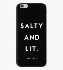 Salty and Lit iPhone Case