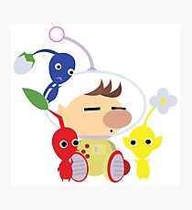 Olimar and Pikmin Vector Photographic Print