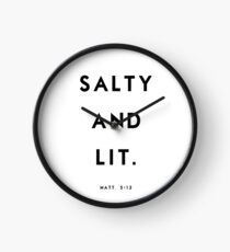 Salty and Lit Clock