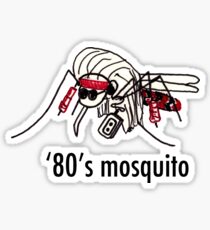 '80s Mosquito Sticker