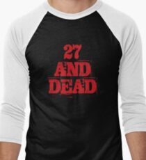 27 UND TOT Baseballshirt für Männer