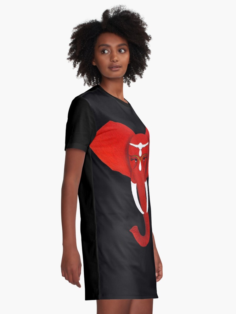 Alternate view of Red Elephant 3 Graphic T-Shirt Dress