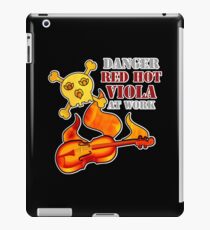 Red Hot Viola iPad Case/Skin