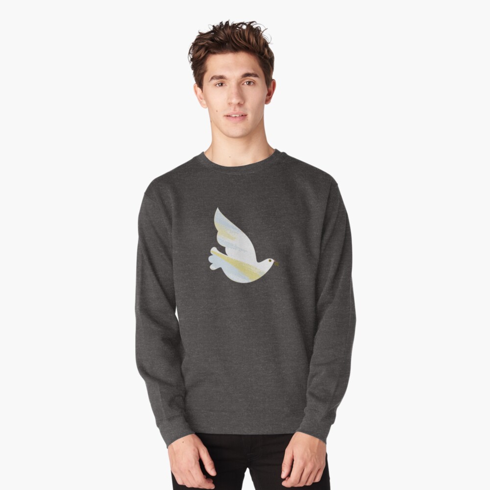 Christmas Dove Pullover Sweatshirt