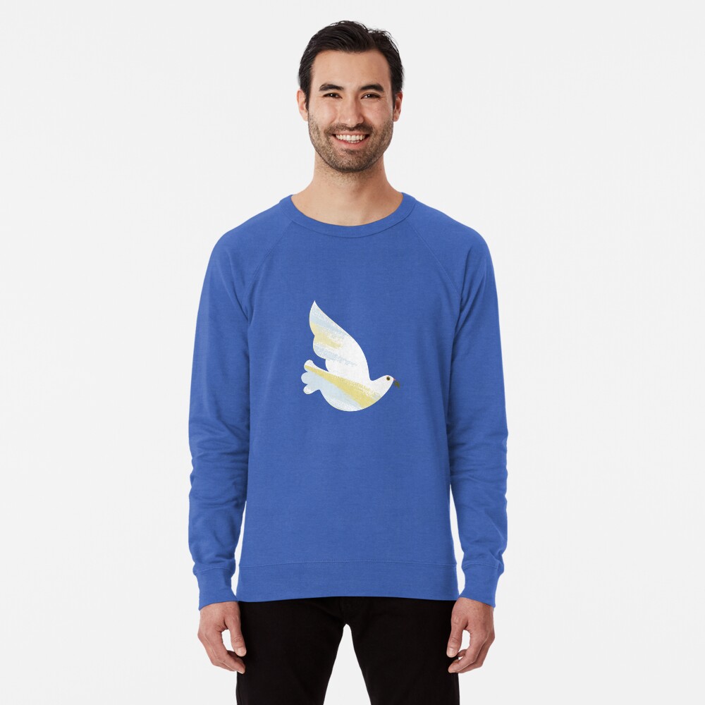 Christmas Dove Lightweight Sweatshirt