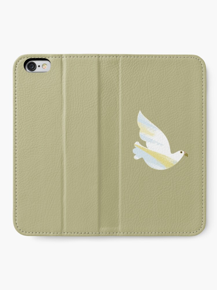 Alternate view of Christmas Dove iPhone Wallet
