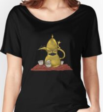 Arabic coffee حياهم Women's Relaxed Fit T-Shirt