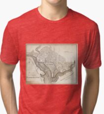 Vintage Map of Washington D.C. (1794) Tri-blend T-Shirt