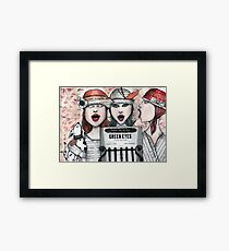 Allans popular song Framed Print