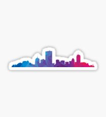Boston skyline Sticker