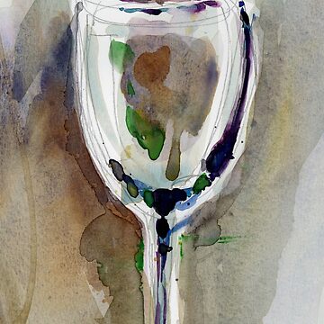 Cute Wine Glass Art Board Print for Sale by --Iris