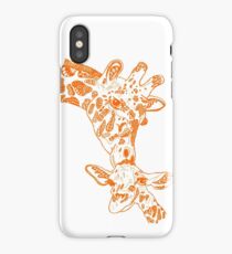 Giraffe Orange iPhone Case/Skin
