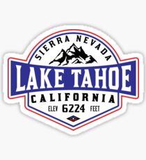 SEE TAHOE KALIFORNIEN SIERRA NEVADA SKI-BERGE WANDERN WANDERN KLETTERN SKI Sticker