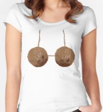 Coconut Bra Women's Fitted Scoop T-Shirt