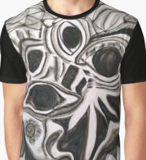 Black & White Abstract Graphic T-Shirt