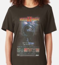 VINTAGE Mortal Kombat II T-shirt ajusté