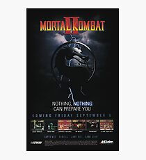 VINTAGE Mortal Kombat II Photographic Print