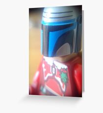 Santa Fett Grußkarte