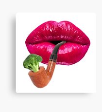 Broccoli pipe Canvas Print
