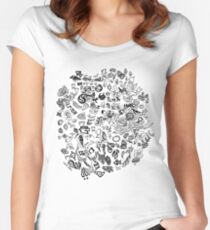 Doodle Mashup Women's Fitted Scoop T-Shirt