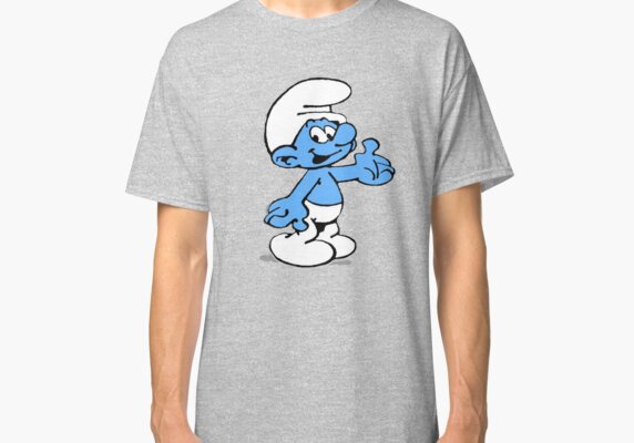 Smurf Shirts: Kid and Adult Shirt Sizes, Men and Women