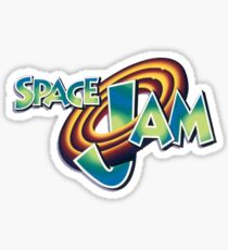 Space Jam Logo Design Sticker