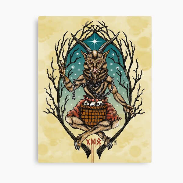 Krampus Canvas Print