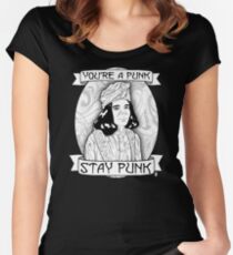 Stay Punk Women's Fitted Scoop T-Shirt