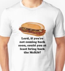 Camiseta unisex Devuelve el McRib